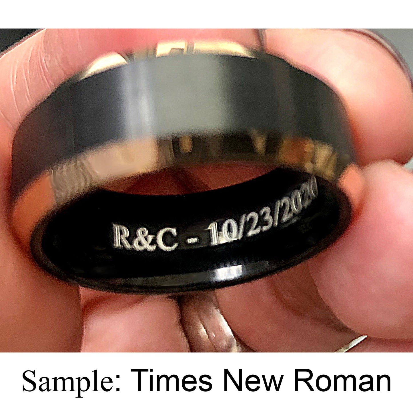 A RING ENGRAVING - High Quality Custom Laser Engraving - LSEGV024