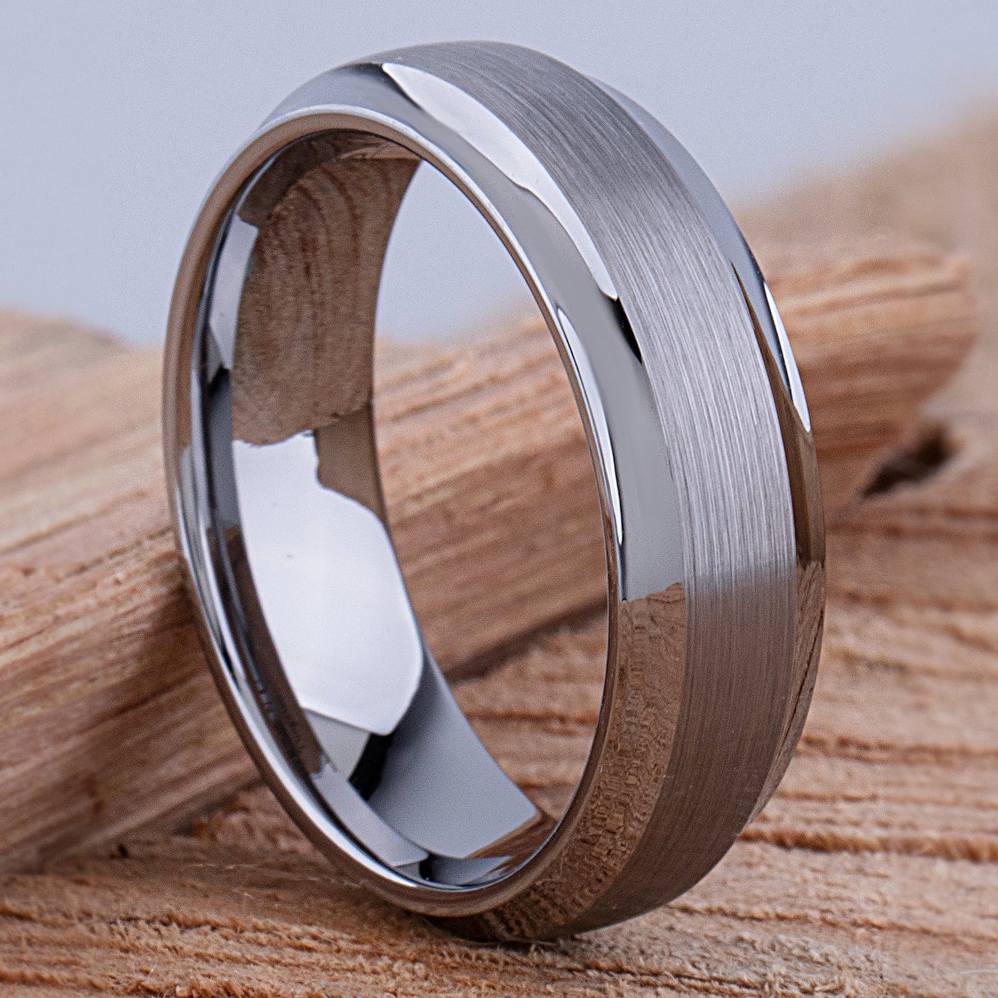 Men's Tungsten Wedding Ring - 7mm Width