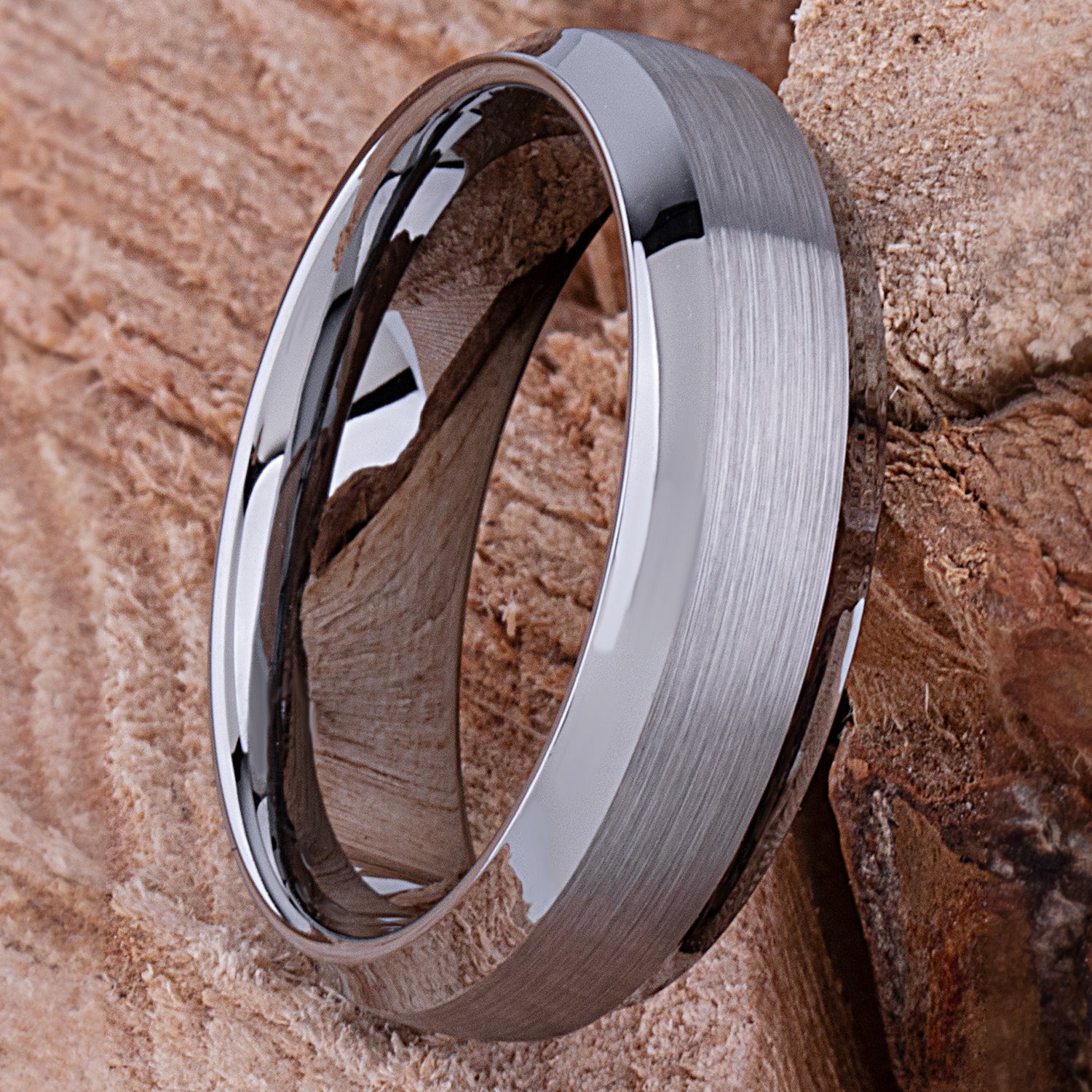 Men's Tungsten Wedding Ring - 7mm Width