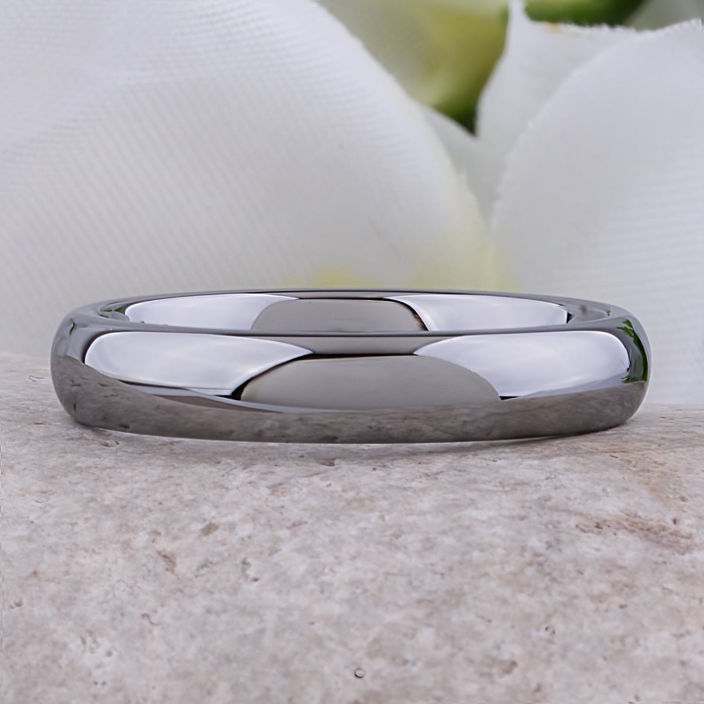  Tungsten Wedding Ring Unisex - 4.5mm Width