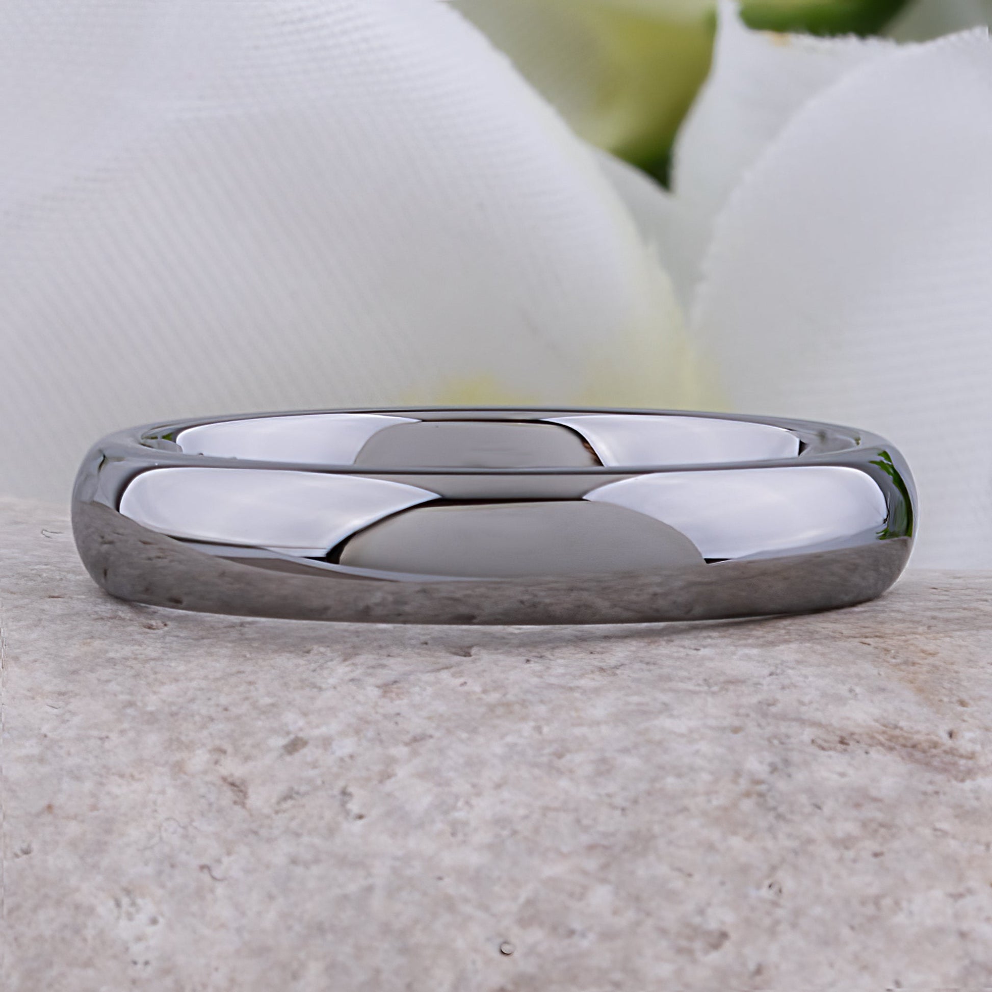  Tungsten Wedding Ring Unisex - 4.5mm Width