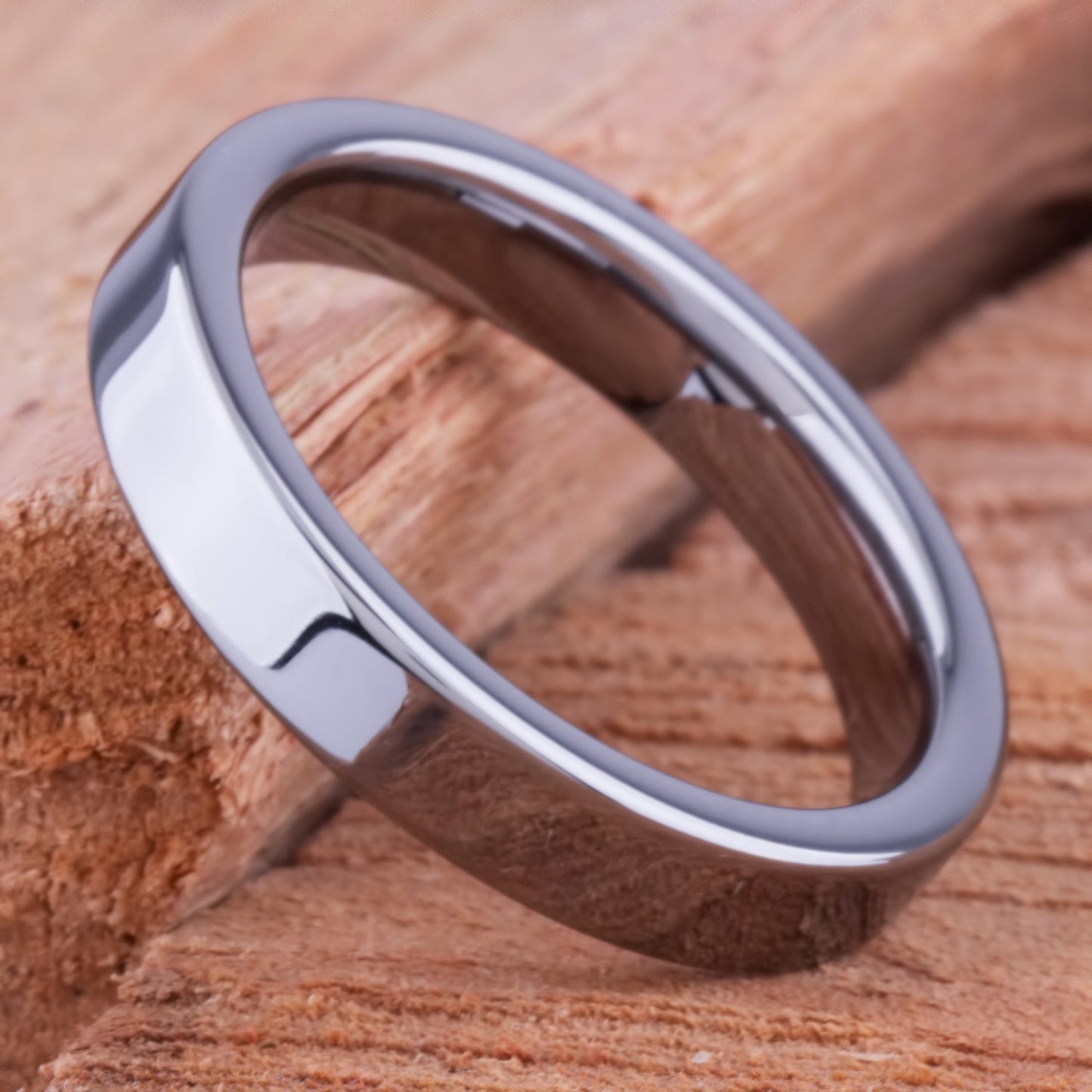 Tungsten Unisex Ring 4mm - TCR113 traditional men’s wedding or engagement ring or anniversary band for husband