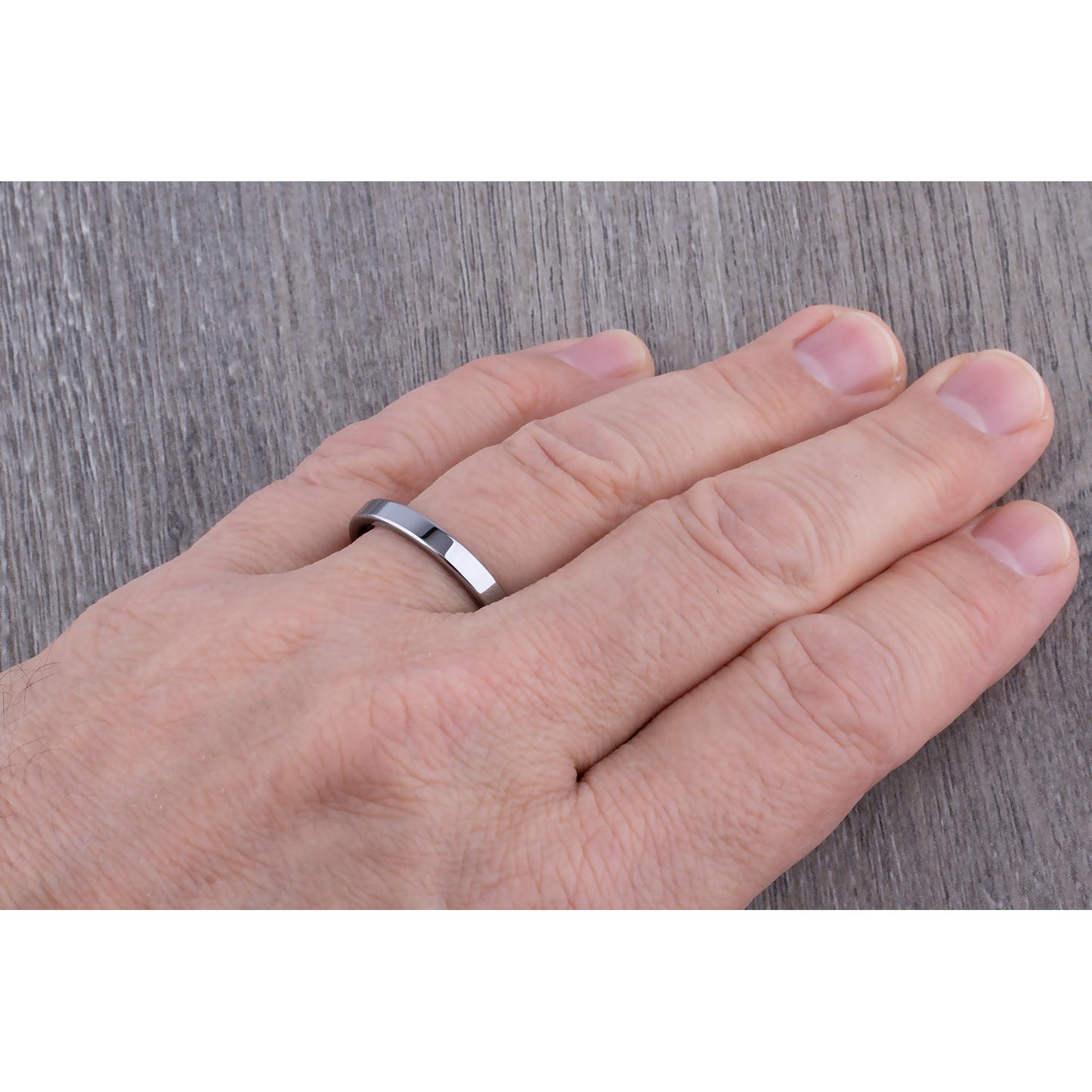 Tungsten Unisex Ring 3mm - TCR118 traditional men’s wedding or engagement band or promise ring for boyfriend
