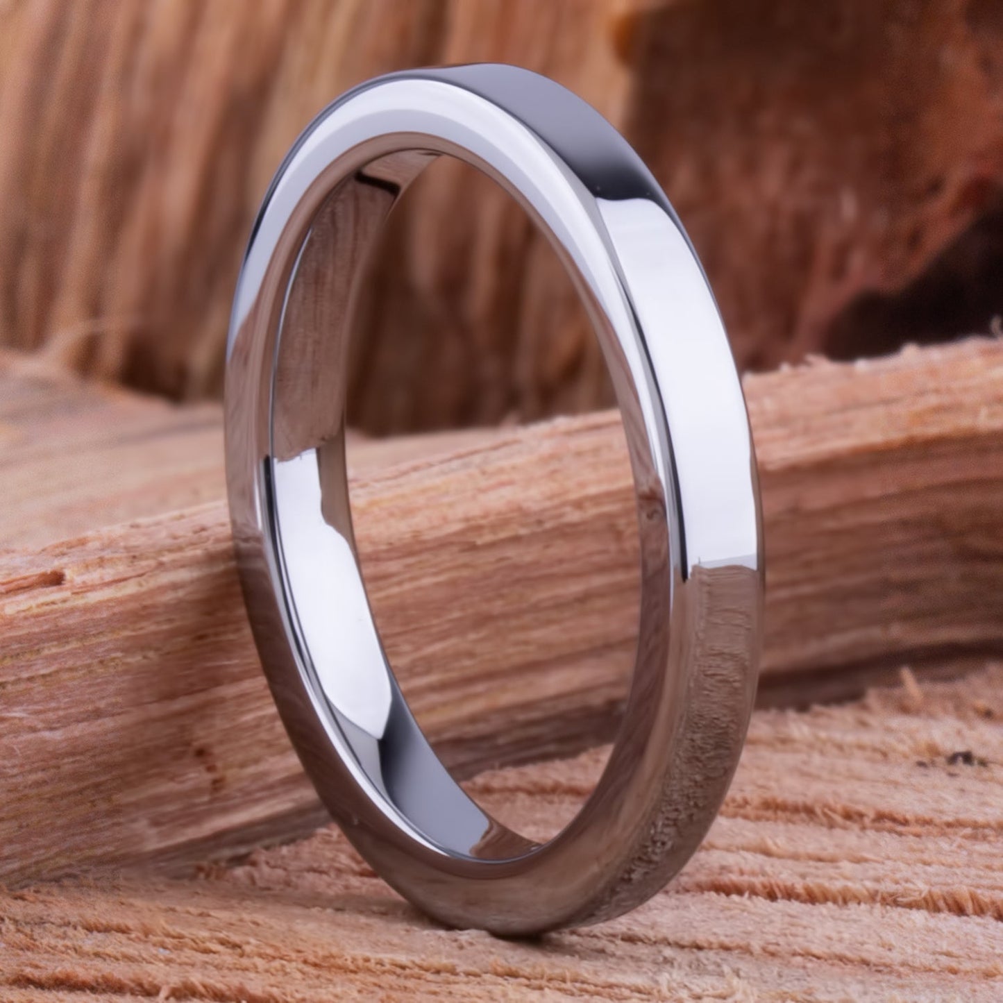 Tungsten Unisex Ring 3mm - TCR118 traditional men’s wedding or engagement band or promise ring for boyfriend