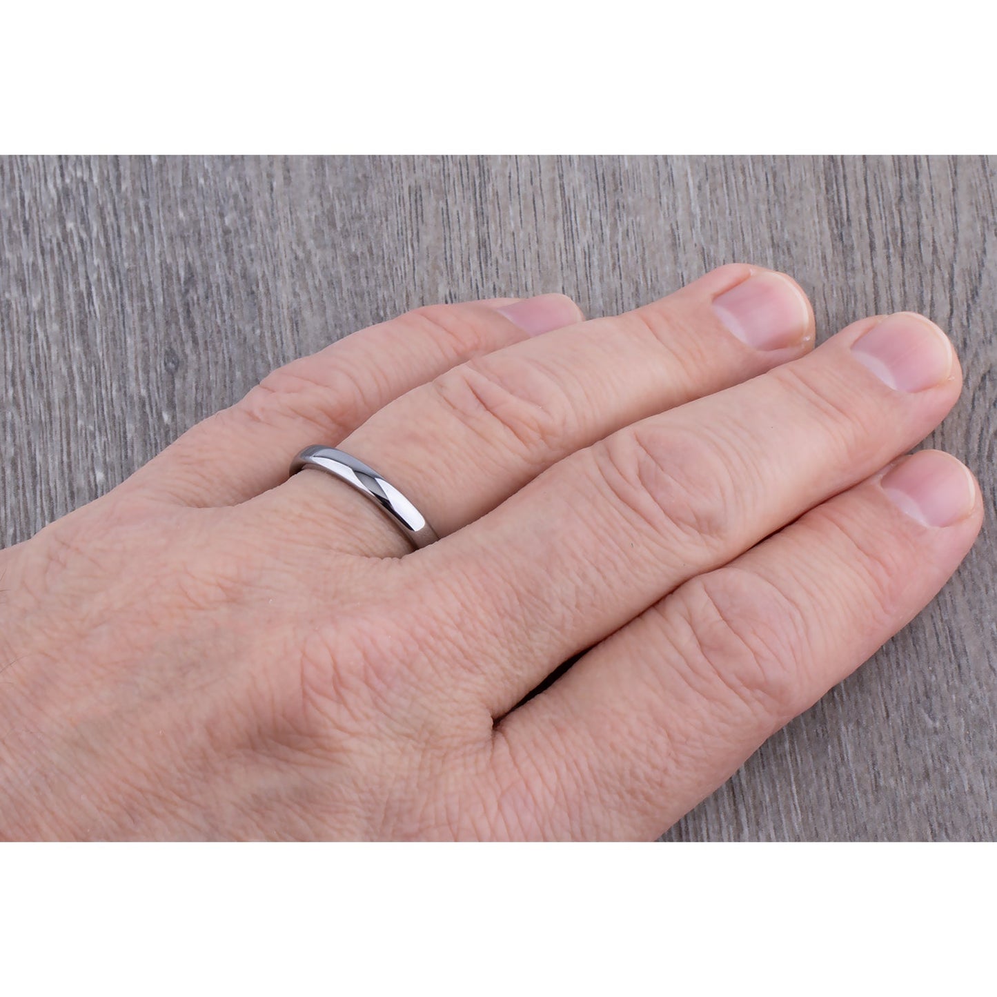 Tungsten Unisex Band 3mm - TCR122 unique men’s wedding or engagement band or anniversary ring for husband