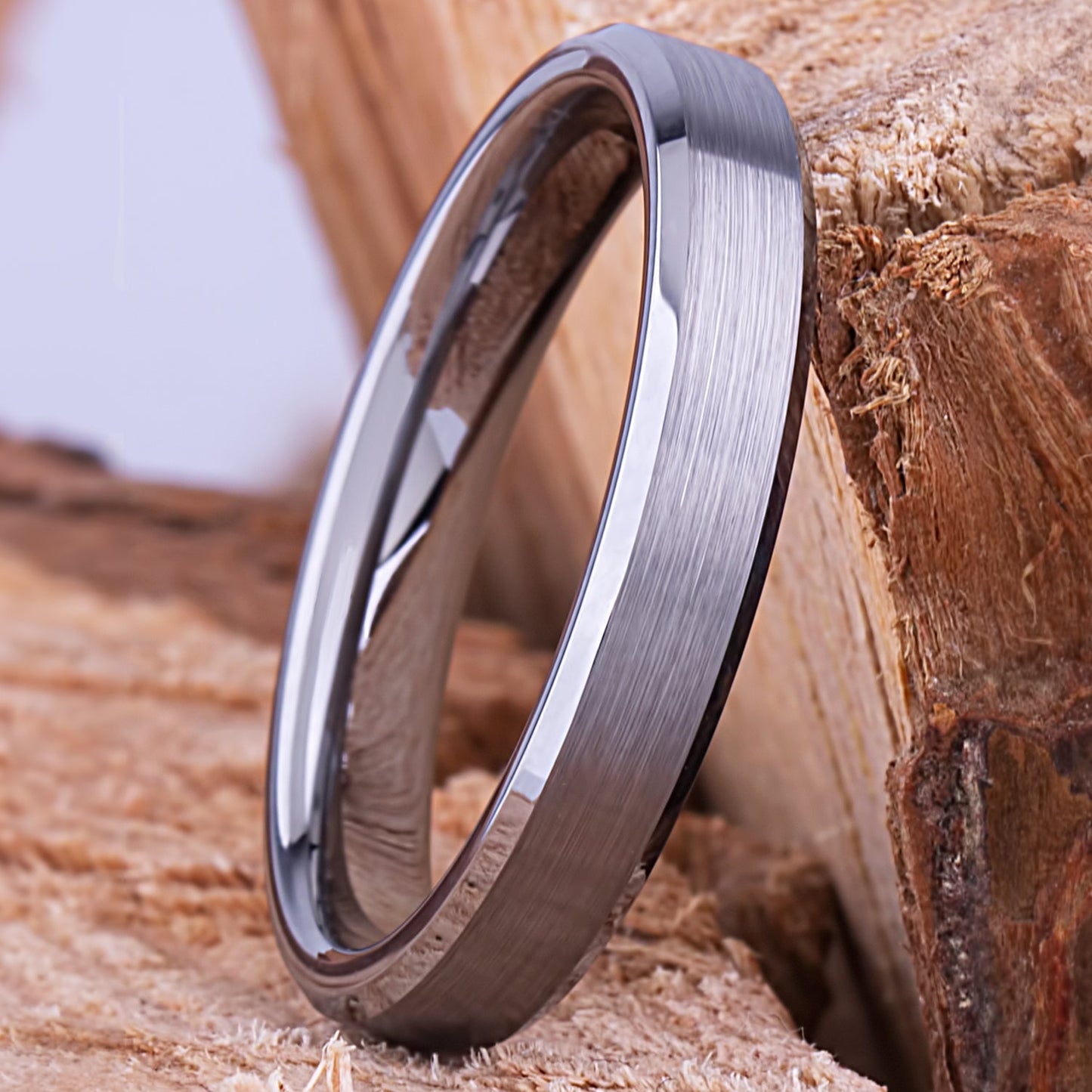Tungsten Unisex Wedding Band  4mm - TCR139 traditional men’s wedding or engagement band or promise ring for boyfriend