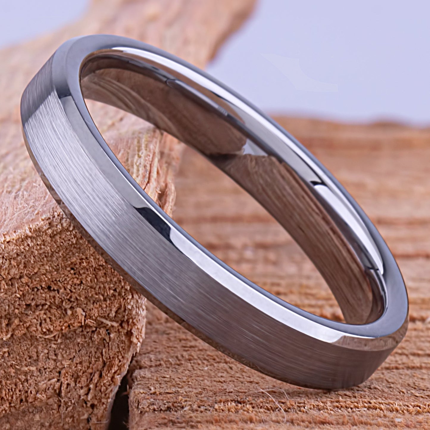 Tungsten Unisex Wedding Band  4mm - TCR139 traditional men’s wedding or engagement band or promise ring for boyfriend