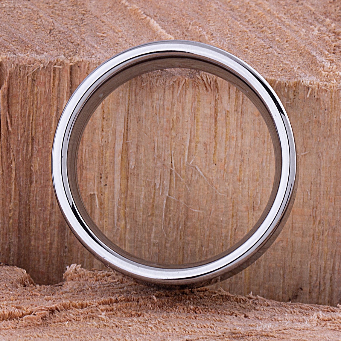Tungsten Wedding Band High Polish 7mm - TCR062 traditional men’s wedding or engagement band or promise ring for boyfriend