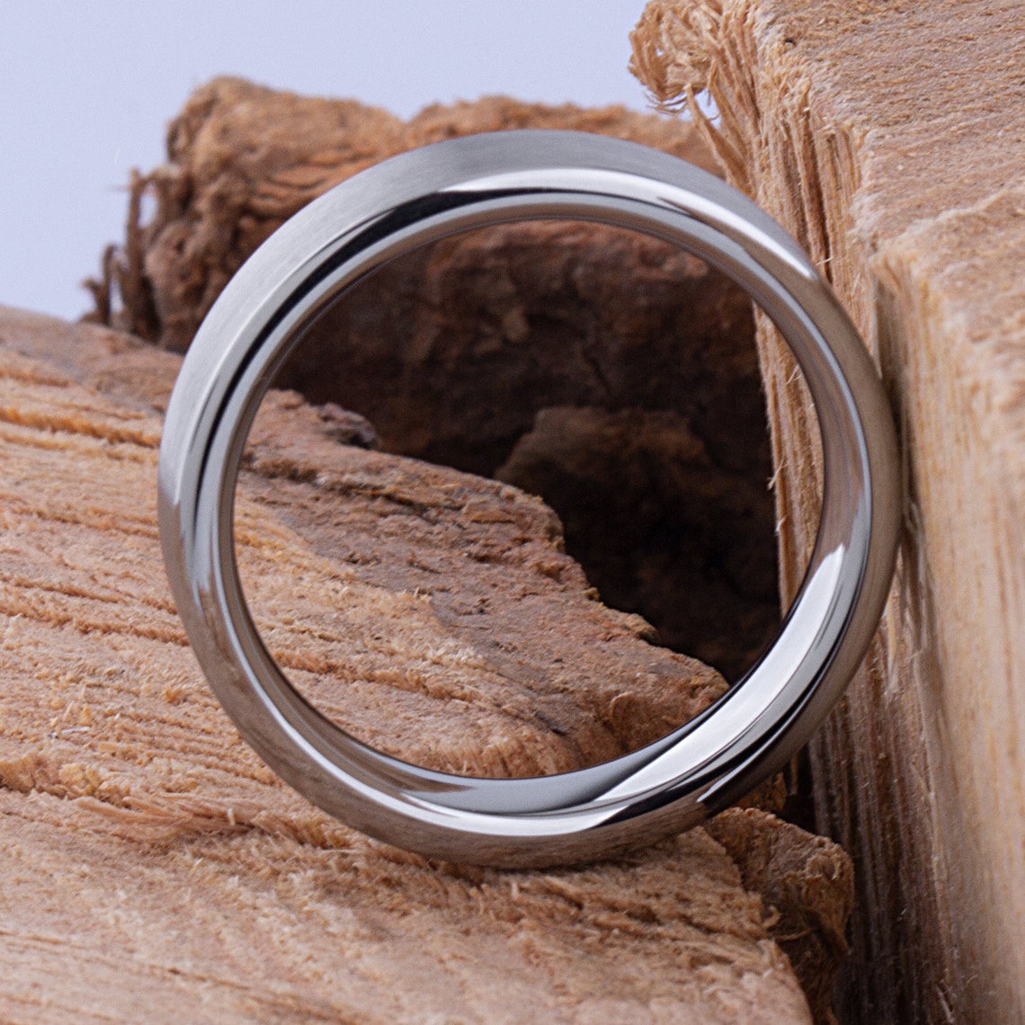 Tungsten Wedding Band Satin Finish 5mm - TCR061 traditional men’s wedding or engagement ring or promise band for him