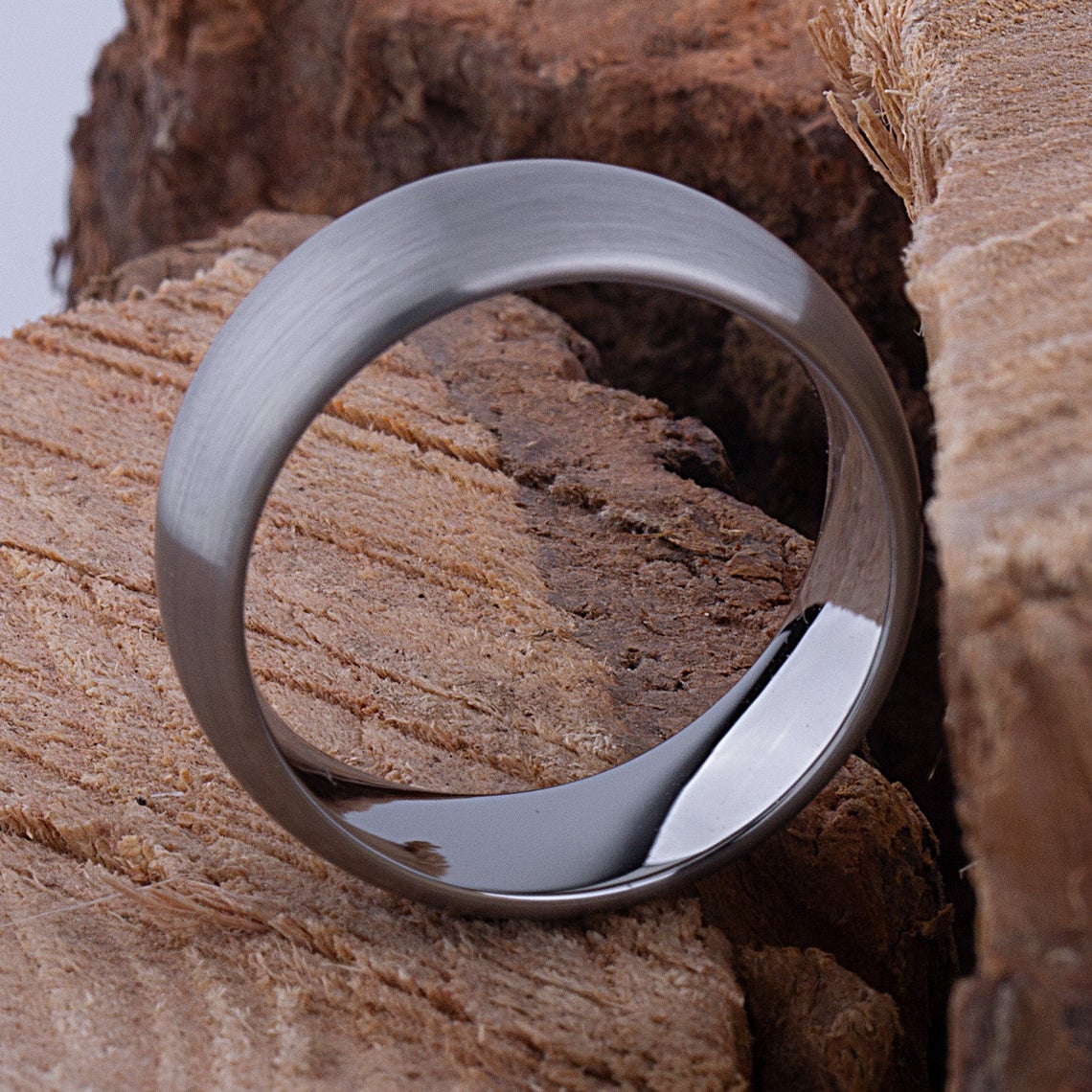 Tungsten Wedding Band Brushed Finish 9mm - traditional men’s wedding or engagement band or anniversary ring for husband