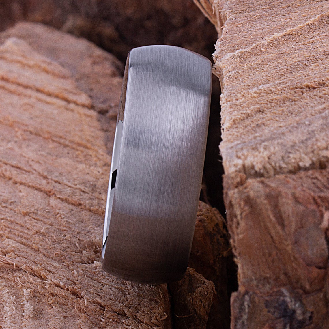 Tungsten Wedding Band Brushed Finish 9mm - traditional men’s wedding or engagement band or anniversary ring for husband