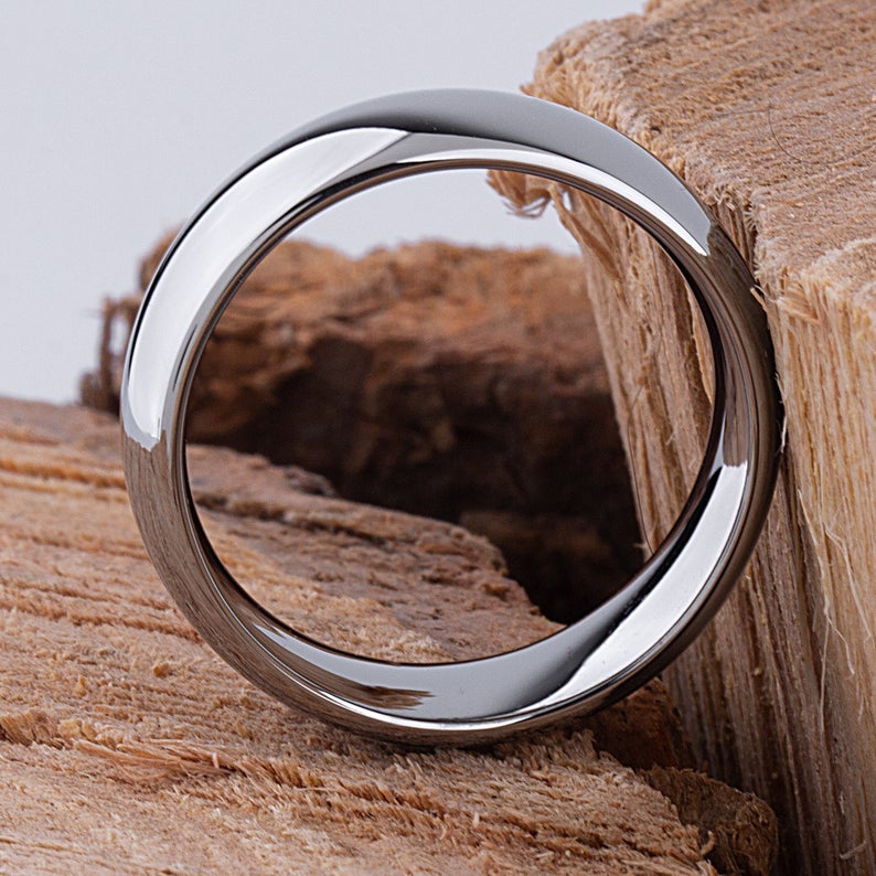 Tungsten Wedding Band High Polished 9mm - TCR058 traditional men’s engagement or wedding band or promise ring for him